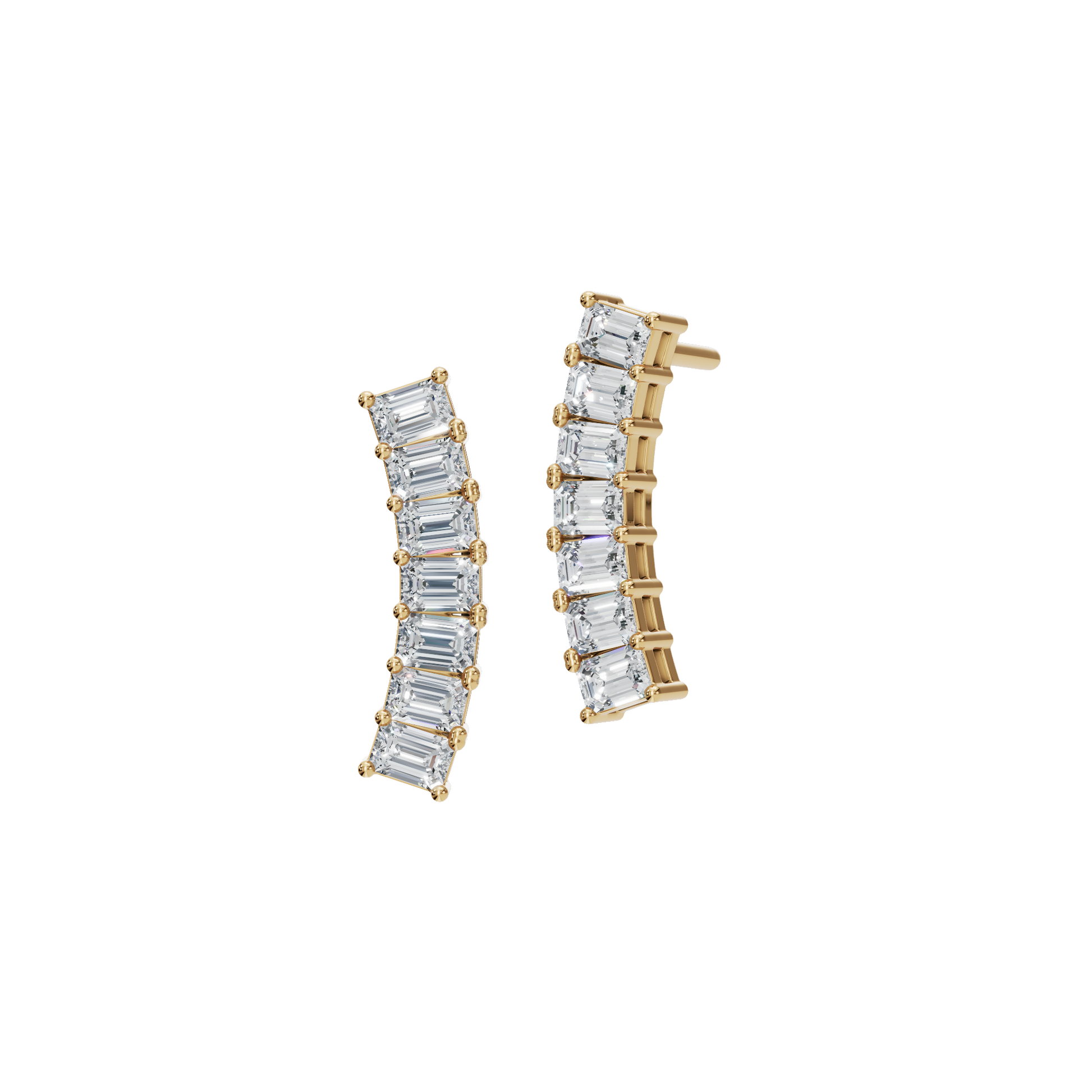 BAGUETTE EARRING - M&D Signature Jewels