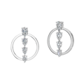 PEAR GRADUATED EARRING