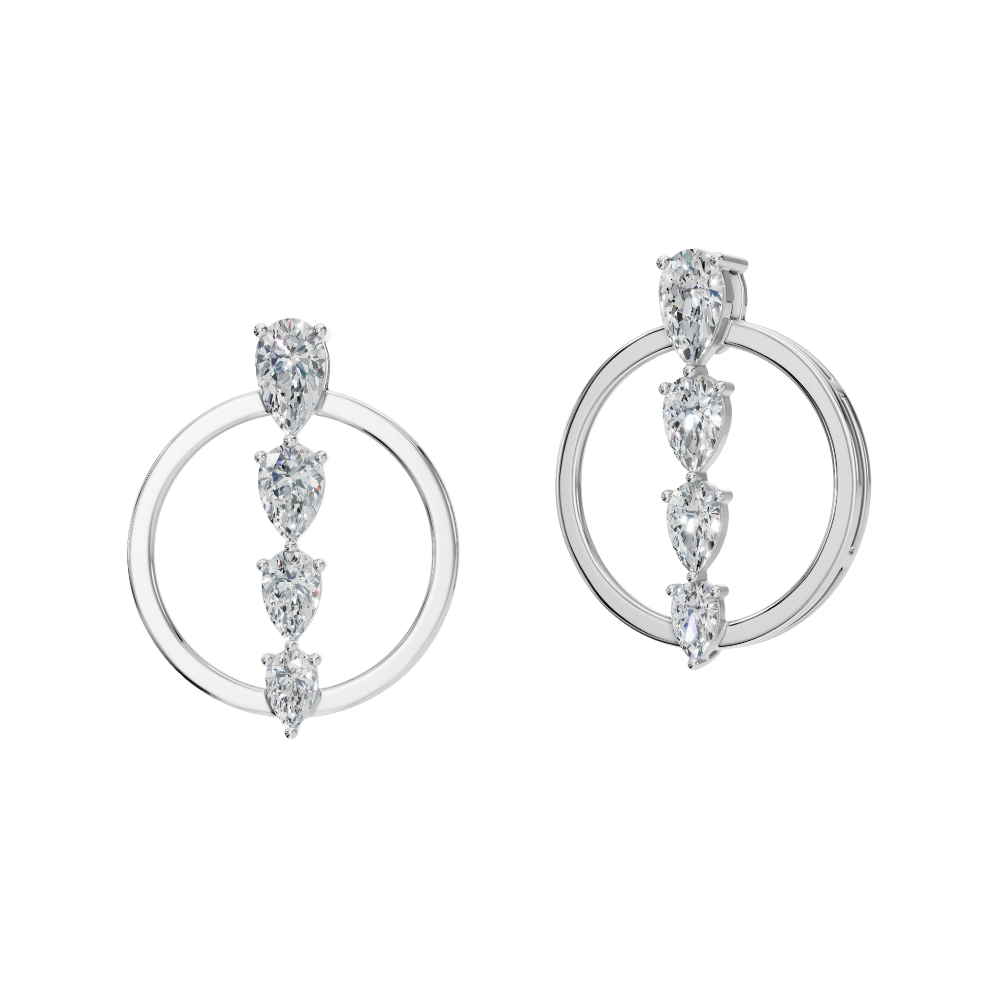 PEAR GRADUATED EARRING - M&D Signature Jewels
