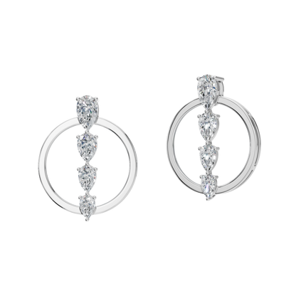 PEAR GRADUATED EARRING - M&D Signature Jewels