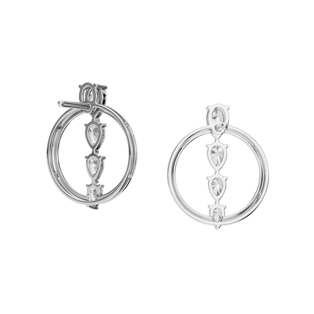 PEAR GRADUATED EARRING