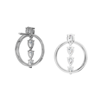 PEAR GRADUATED EARRING
