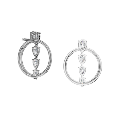 PEAR GRADUATED EARRING - M&D Signature Jewels