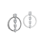 PEAR GRADUATED EARRING