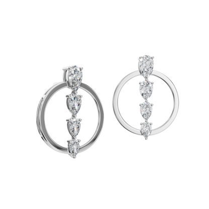 PEAR GRADUATED EARRING - M&D Signature Jewels