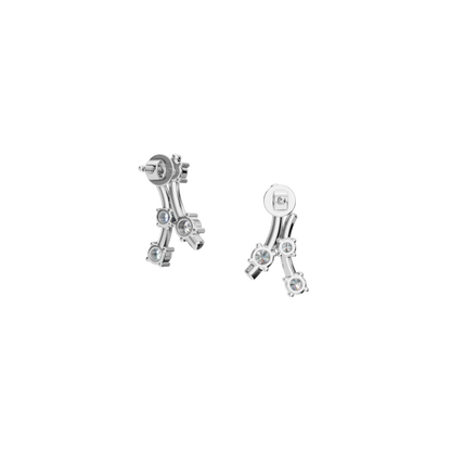 CURVED ROUND EARRING - M&D Signature Jewels