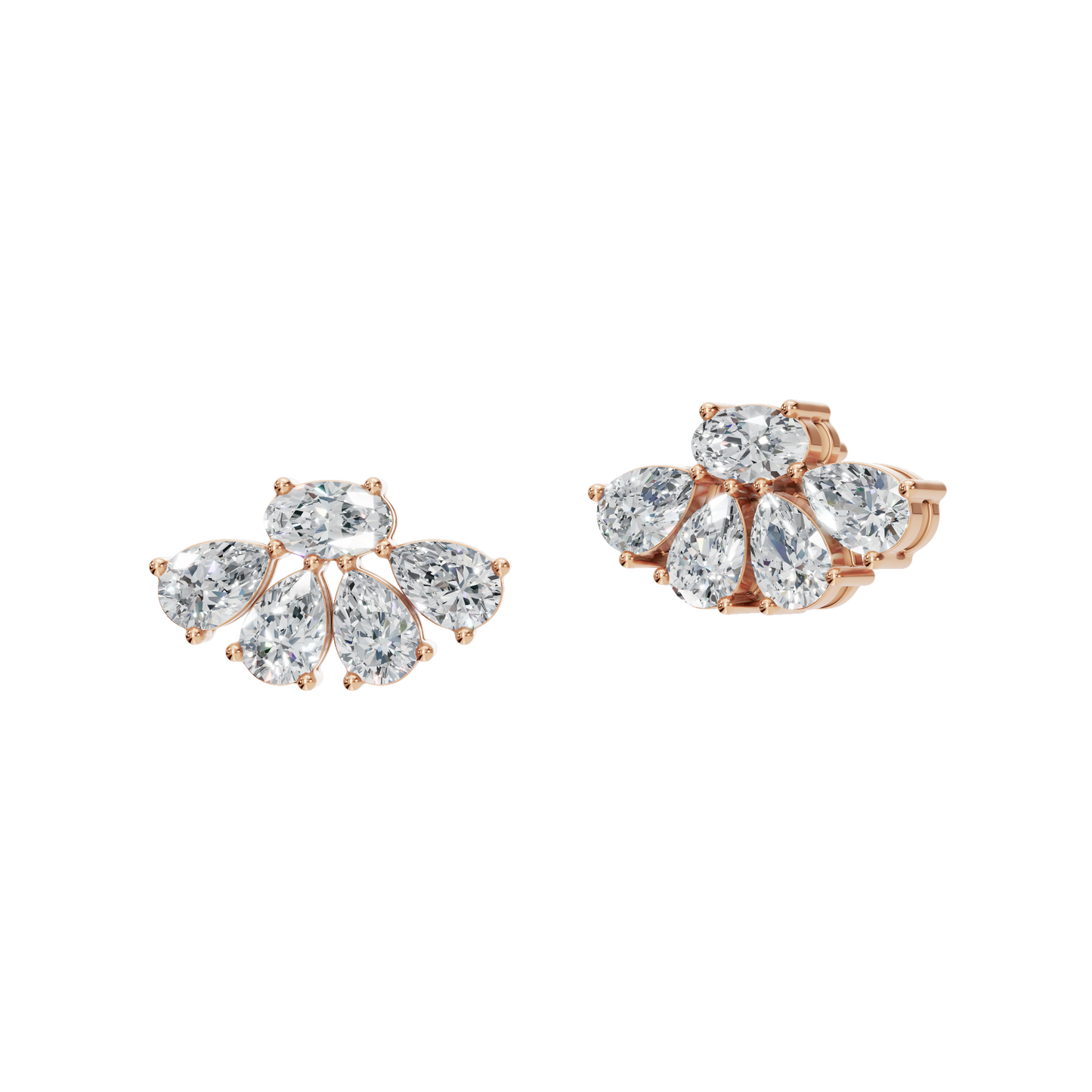 OVAL PEAR FANCY EARRING - M&D Signature Jewels