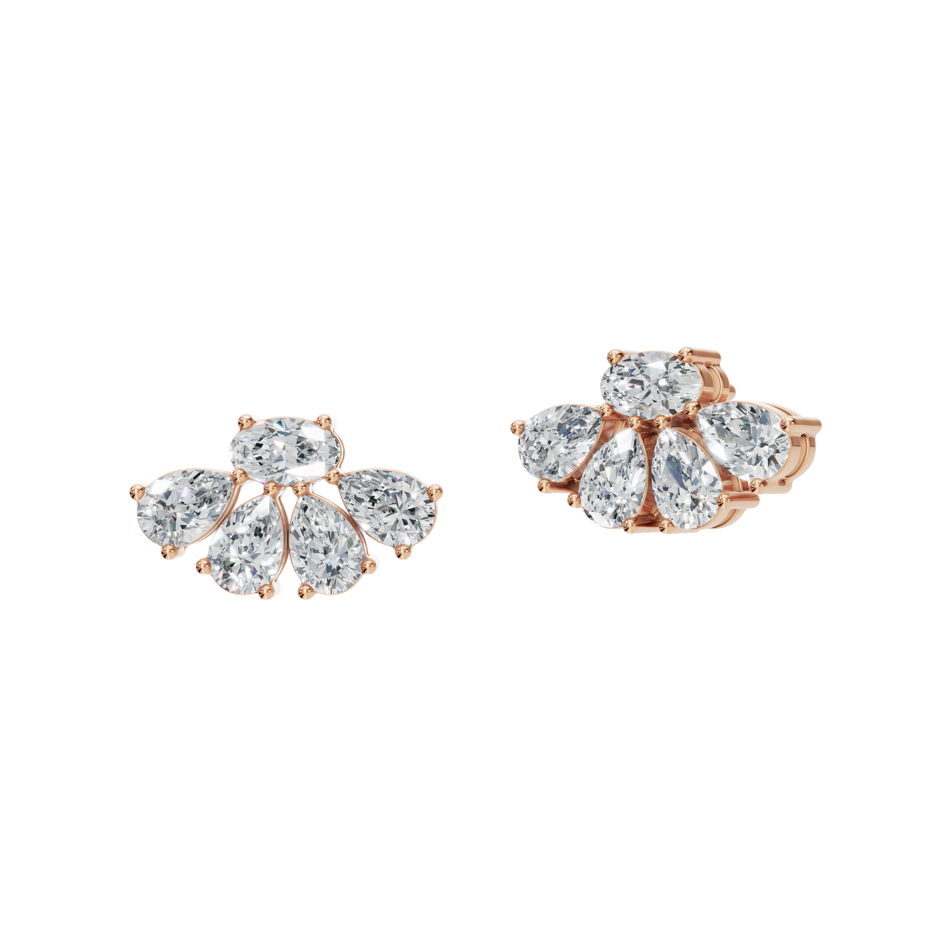 OVAL PEAR FANCY EARRING - M&D Signature Jewels