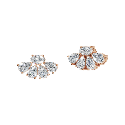 OVAL PEAR FANCY EARRING - M&D Signature Jewels
