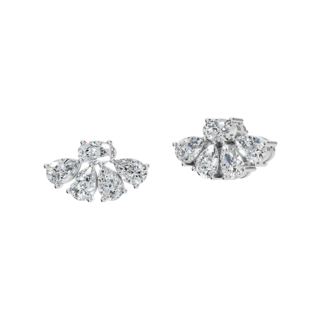 OVAL PEAR FANCY EARRING