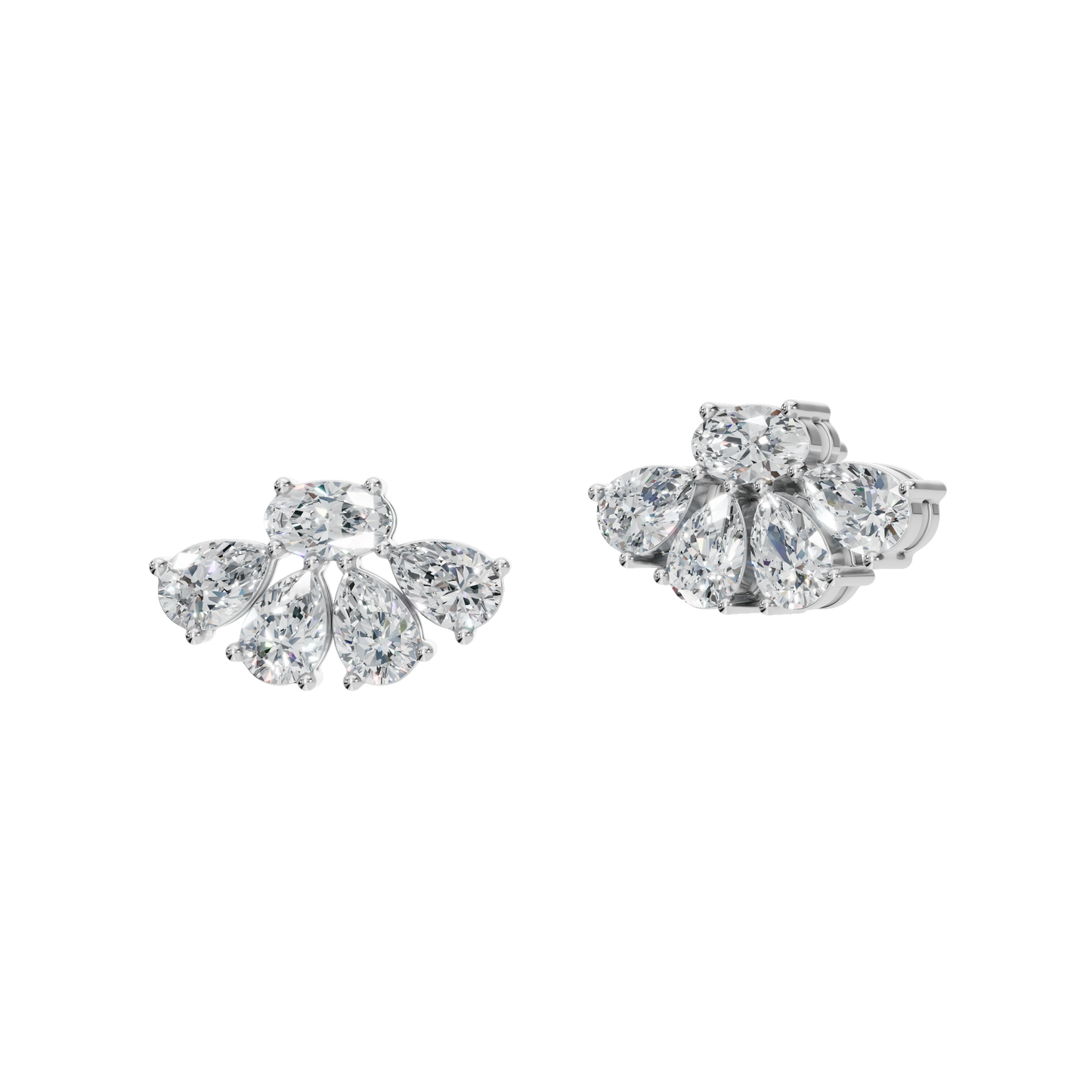 OVAL PEAR FANCY EARRING - M&D Signature Jewels