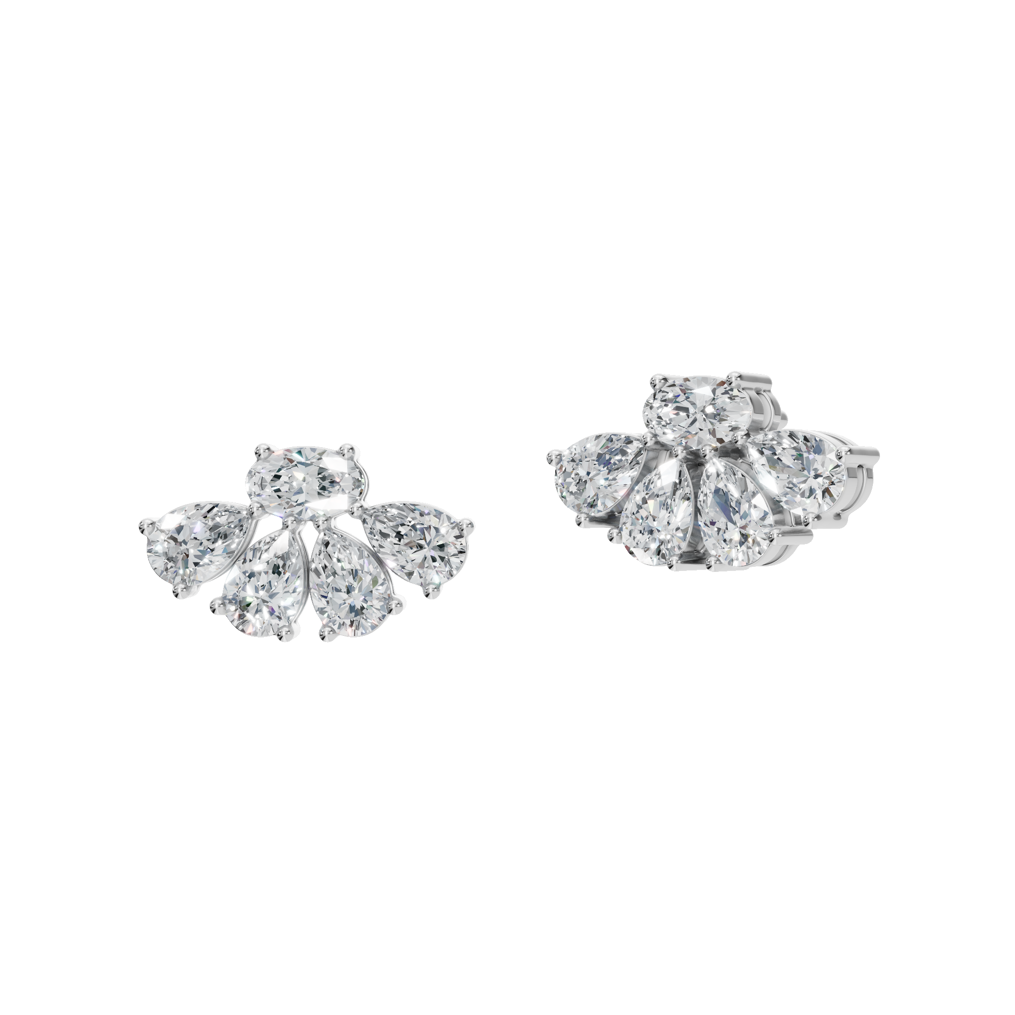 OVAL PEAR FANCY EARRING