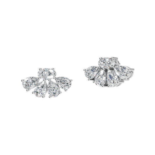 OVAL PEAR FANCY EARRING