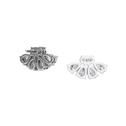 OVAL PEAR FANCY EARRING - M&D Signature Jewels