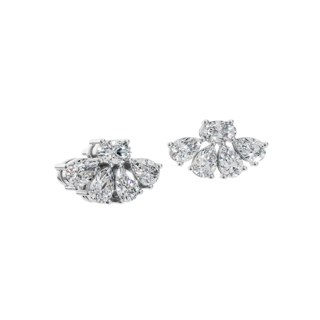 OVAL PEAR FANCY EARRING