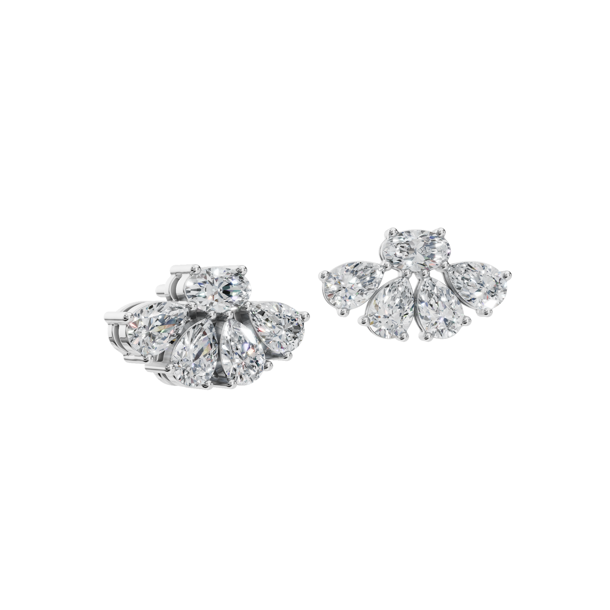 OVAL PEAR FANCY EARRING - M&D Signature Jewels