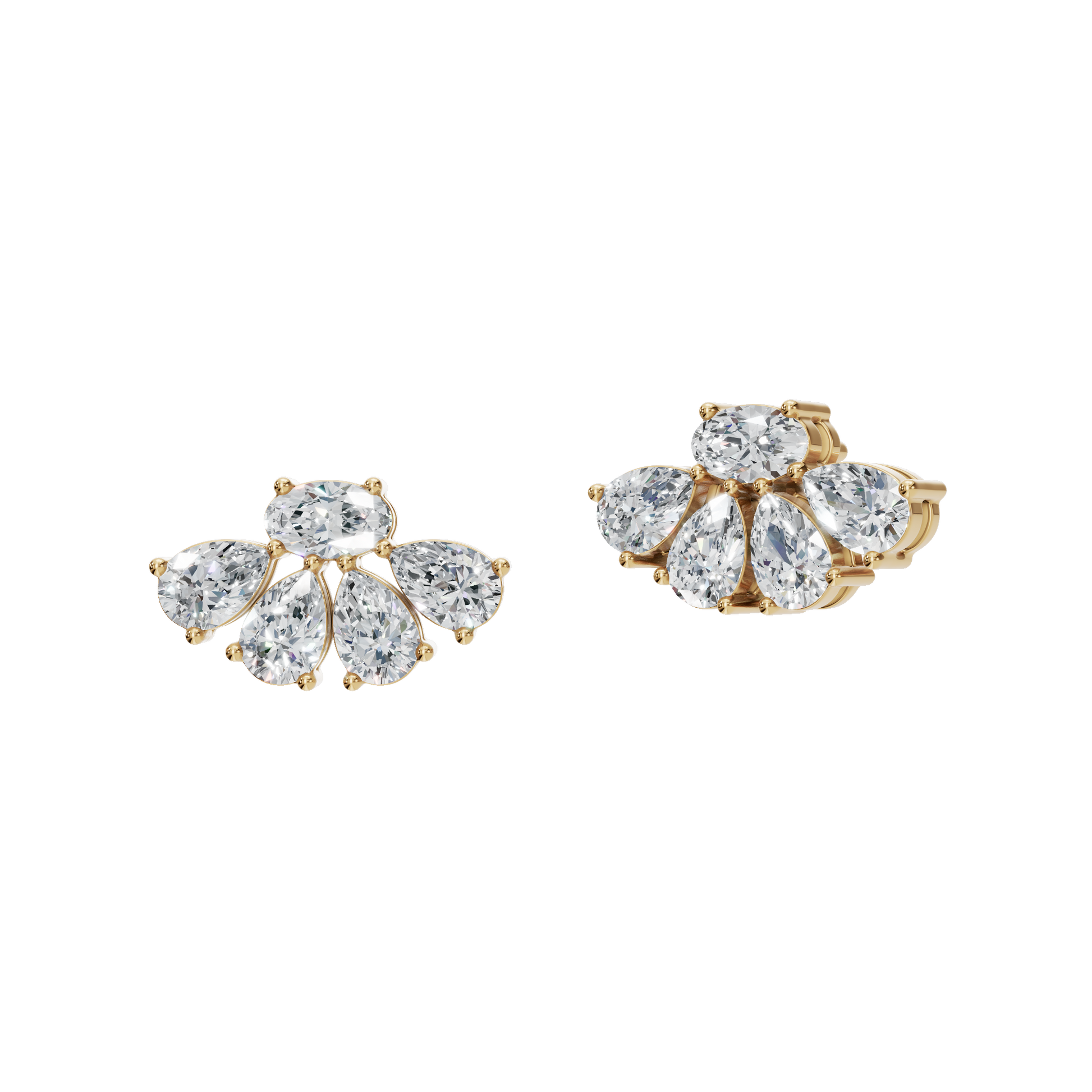 OVAL PEAR FANCY EARRING - M&D Signature Jewels