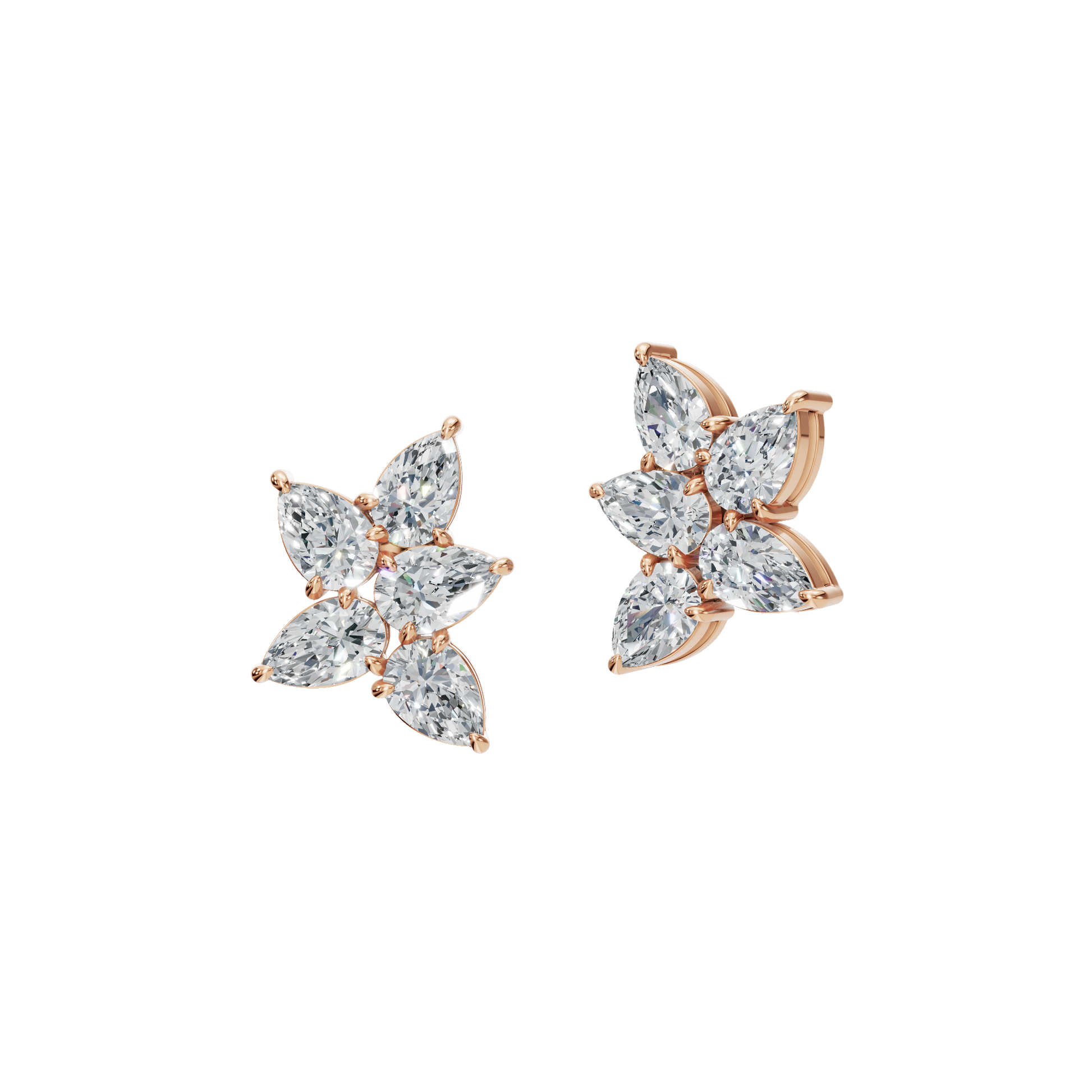 PEAR CLUSTER EARRING - M&D Signature Jewels