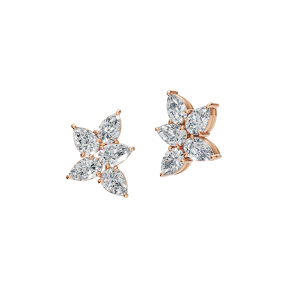 PEAR CLUSTER EARRING - M&D Signature Jewels