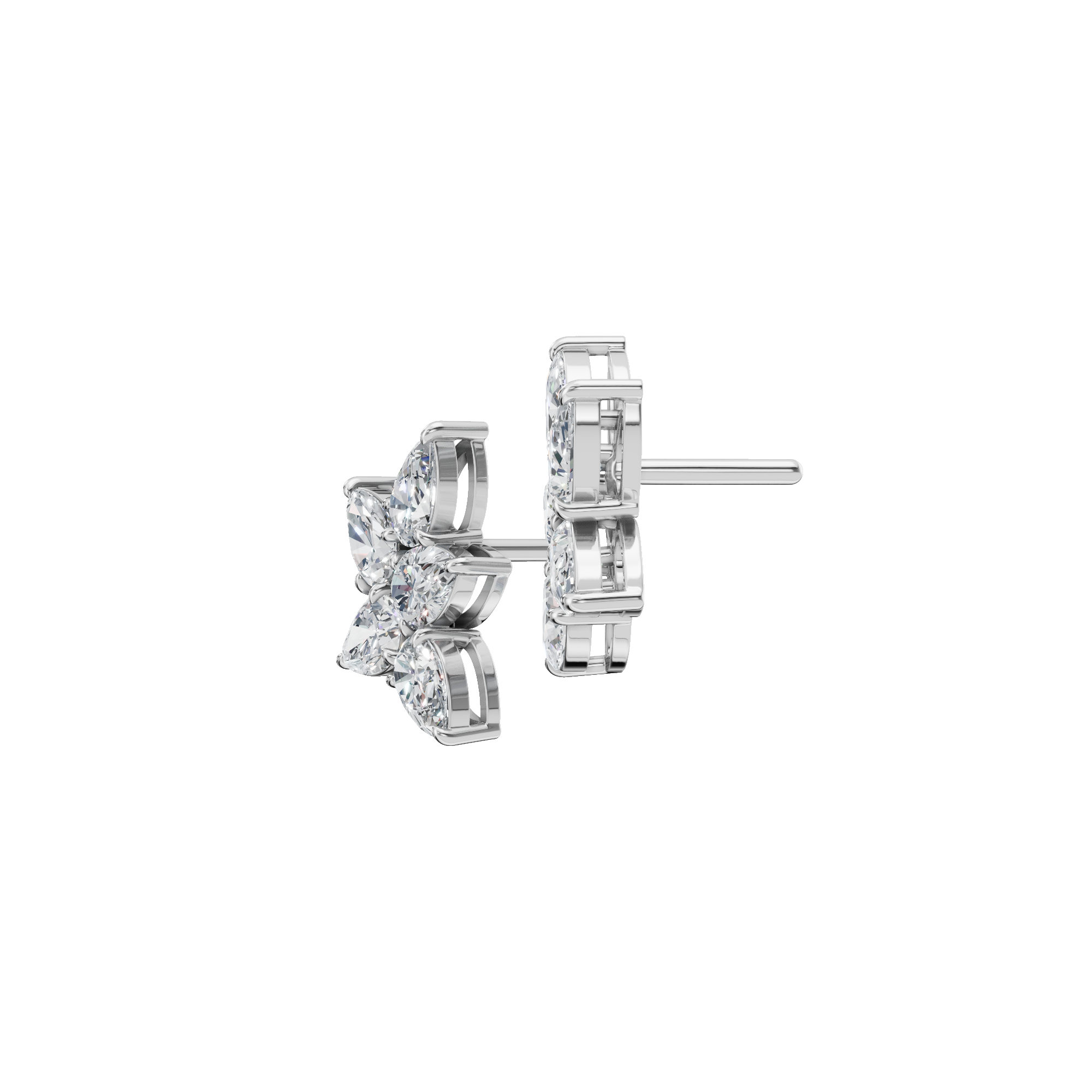 PEAR CLUSTER EARRING