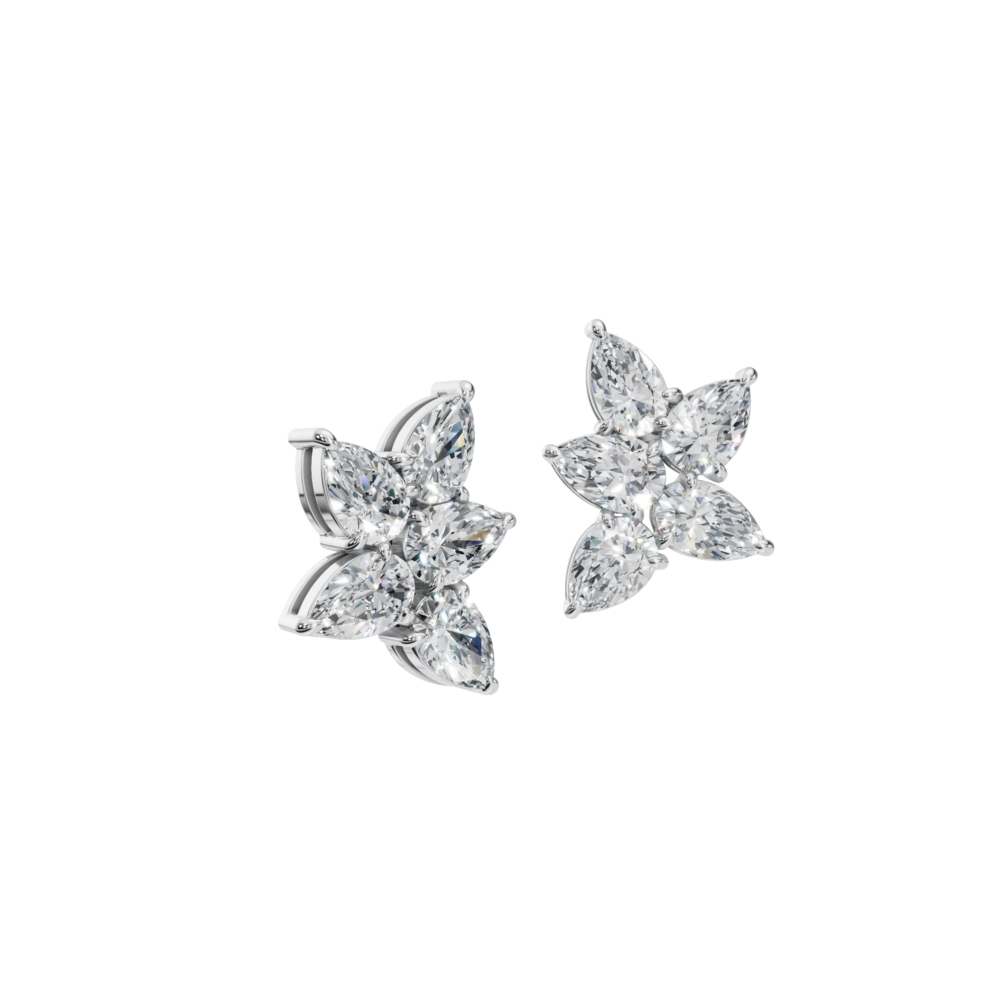 PEAR CLUSTER EARRING