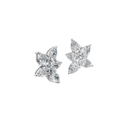PEAR CLUSTER EARRING - M&D Signature Jewels