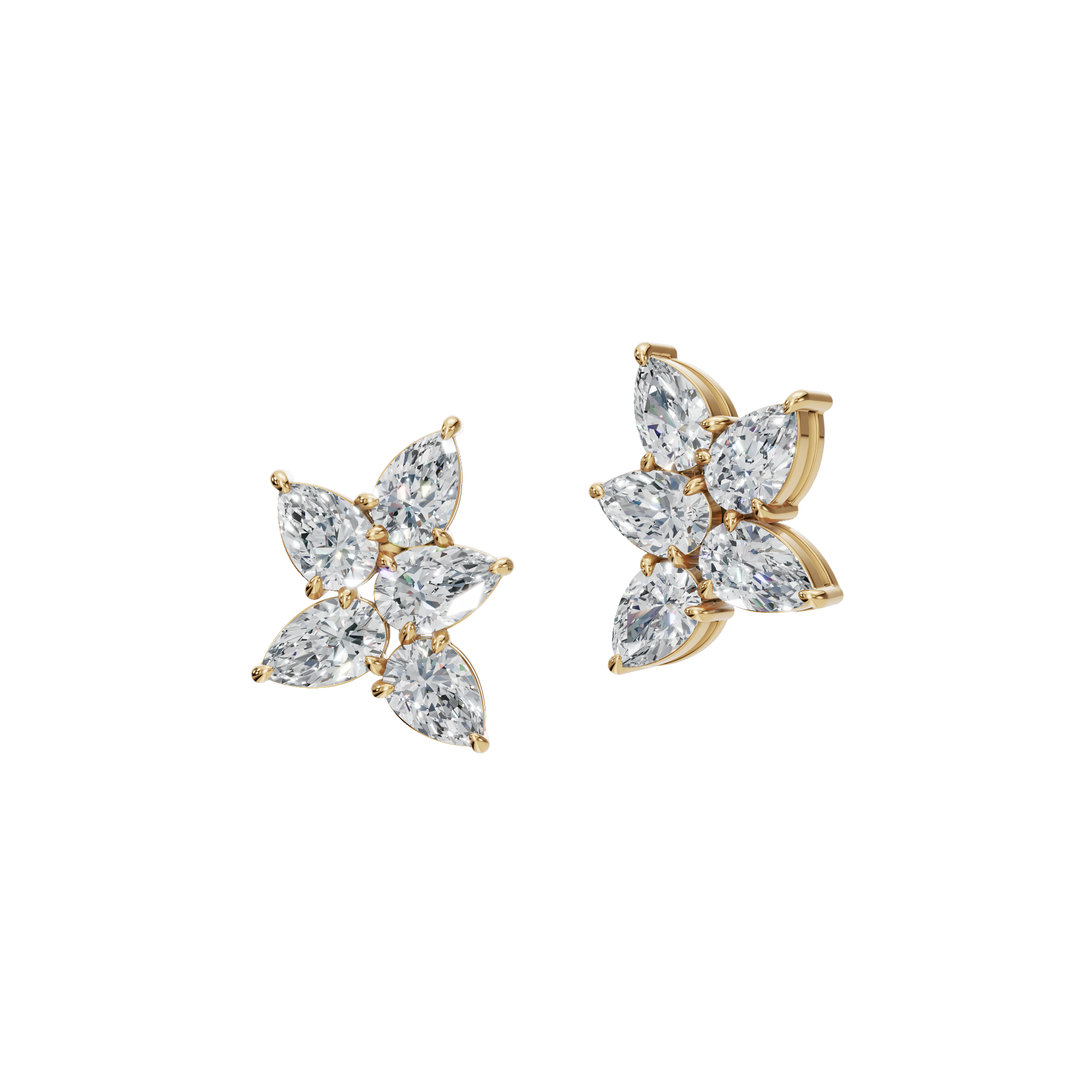 PEAR CLUSTER EARRING