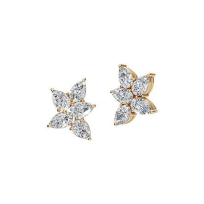 PEAR CLUSTER EARRING - M&D Signature Jewels