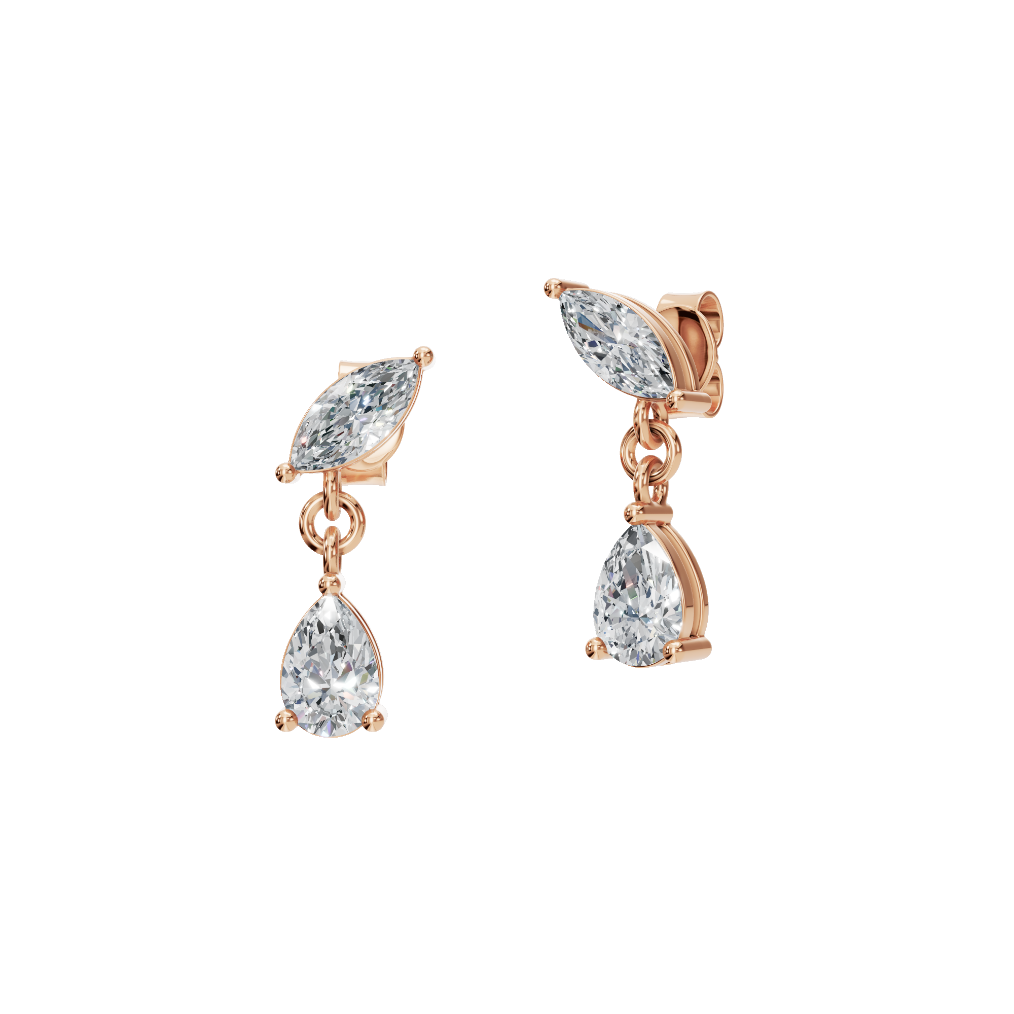 MARQUISE PEAR DROP EARRING
