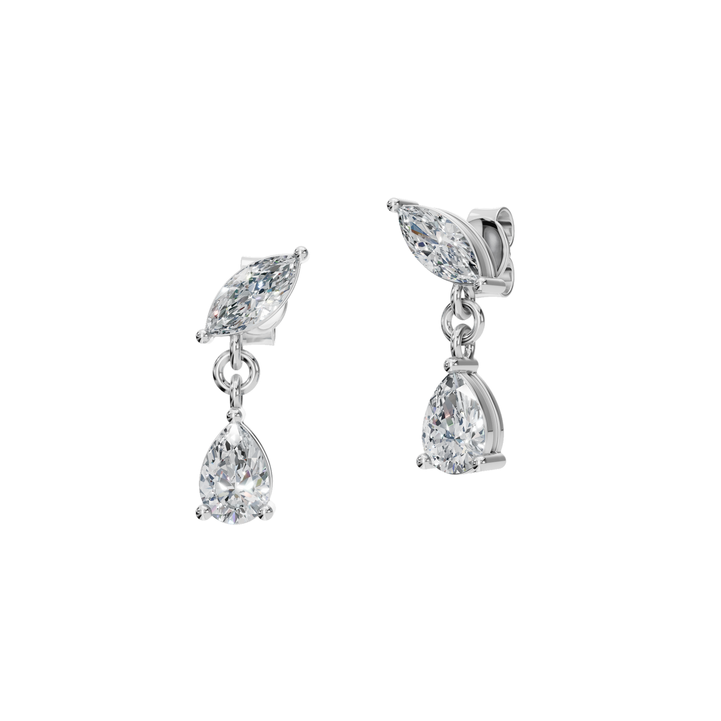 MARQUISE PEAR DROP EARRING - M&D Signature Jewels