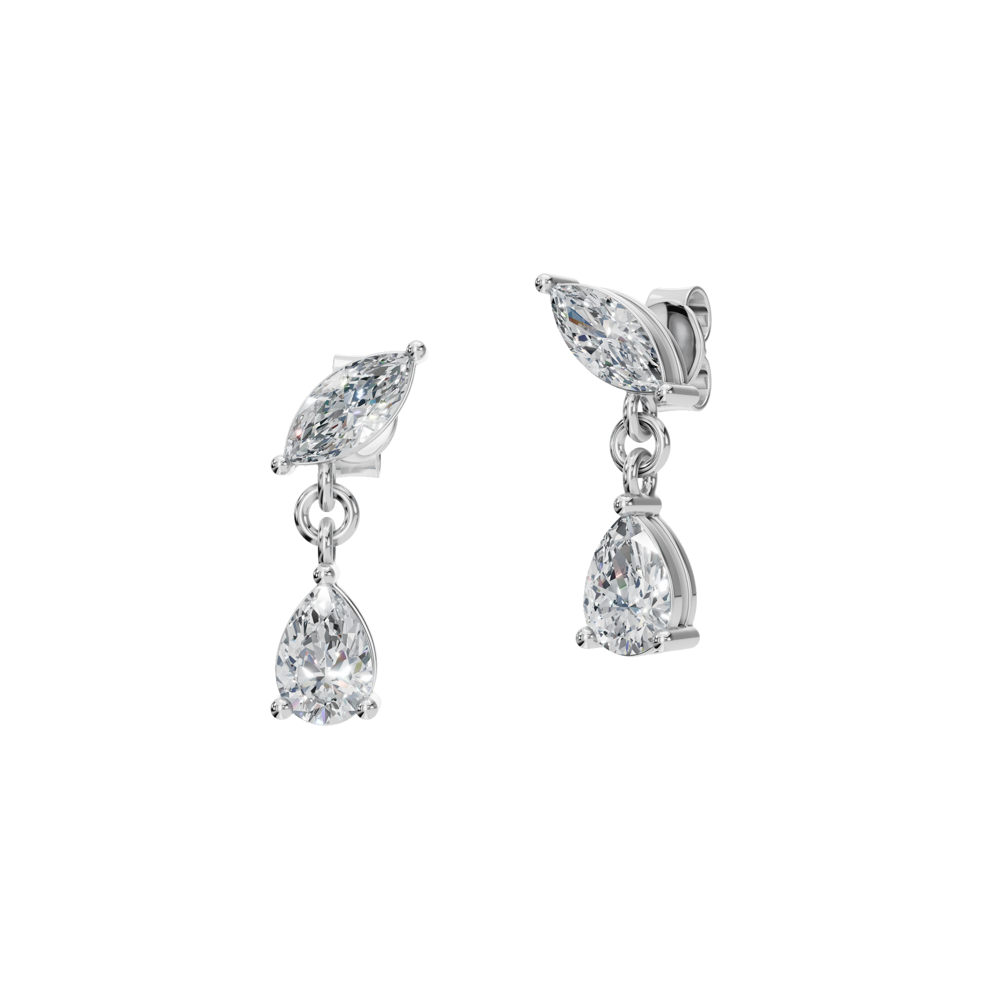 MARQUISE PEAR DROP EARRING - M&D Signature Jewels
