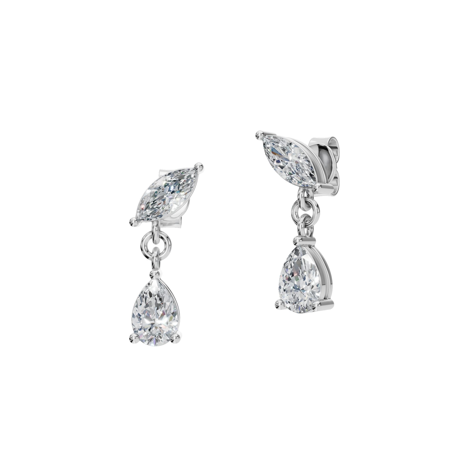 MARQUISE PEAR DROP EARRING