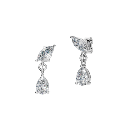 MARQUISE PEAR DROP EARRING - M&D Signature Jewels