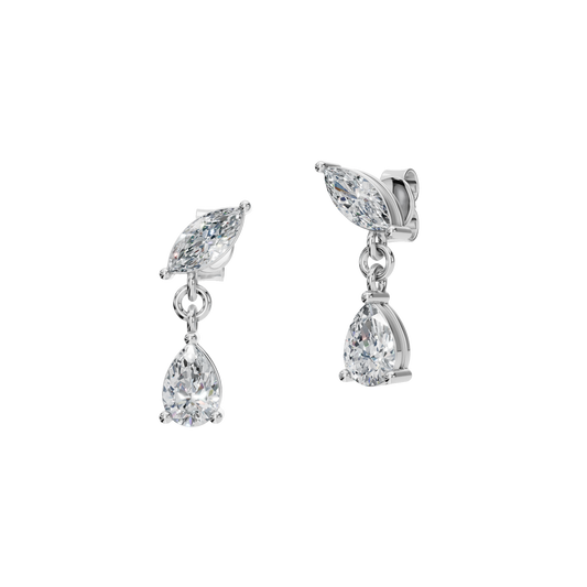 MARQUISE PEAR DROP EARRING