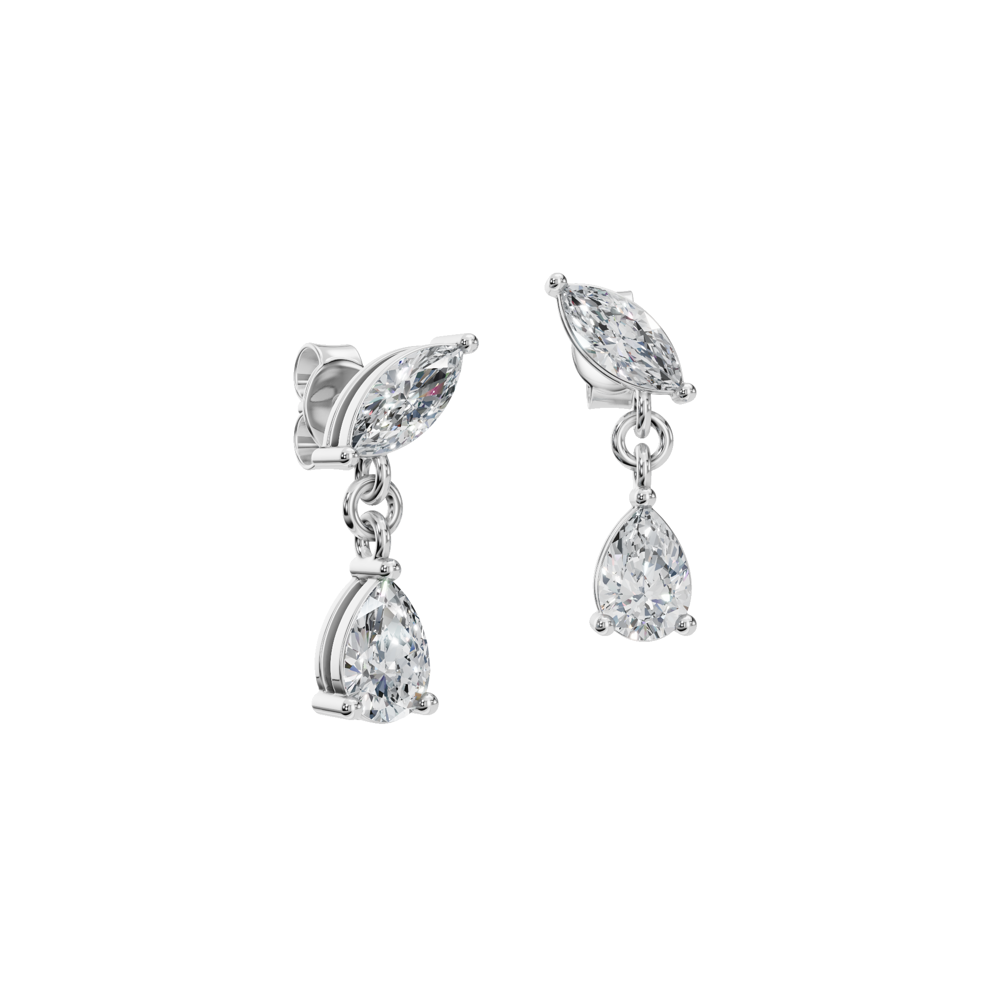 MARQUISE PEAR DROP EARRING