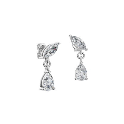 MARQUISE PEAR DROP EARRING - M&D Signature Jewels
