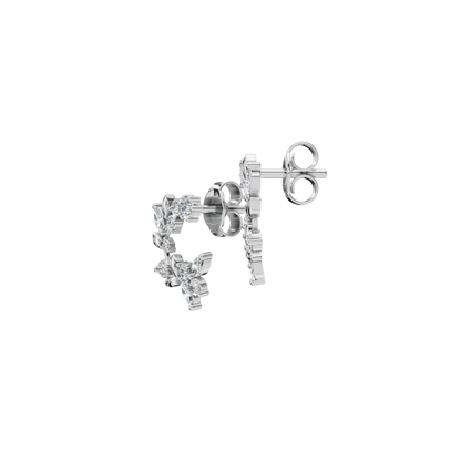 FLORAL DIAMOND EARRINGS - M&D Signature Jewels