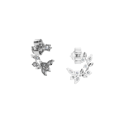 FLORAL DIAMOND EARRINGS - M&D Signature Jewels