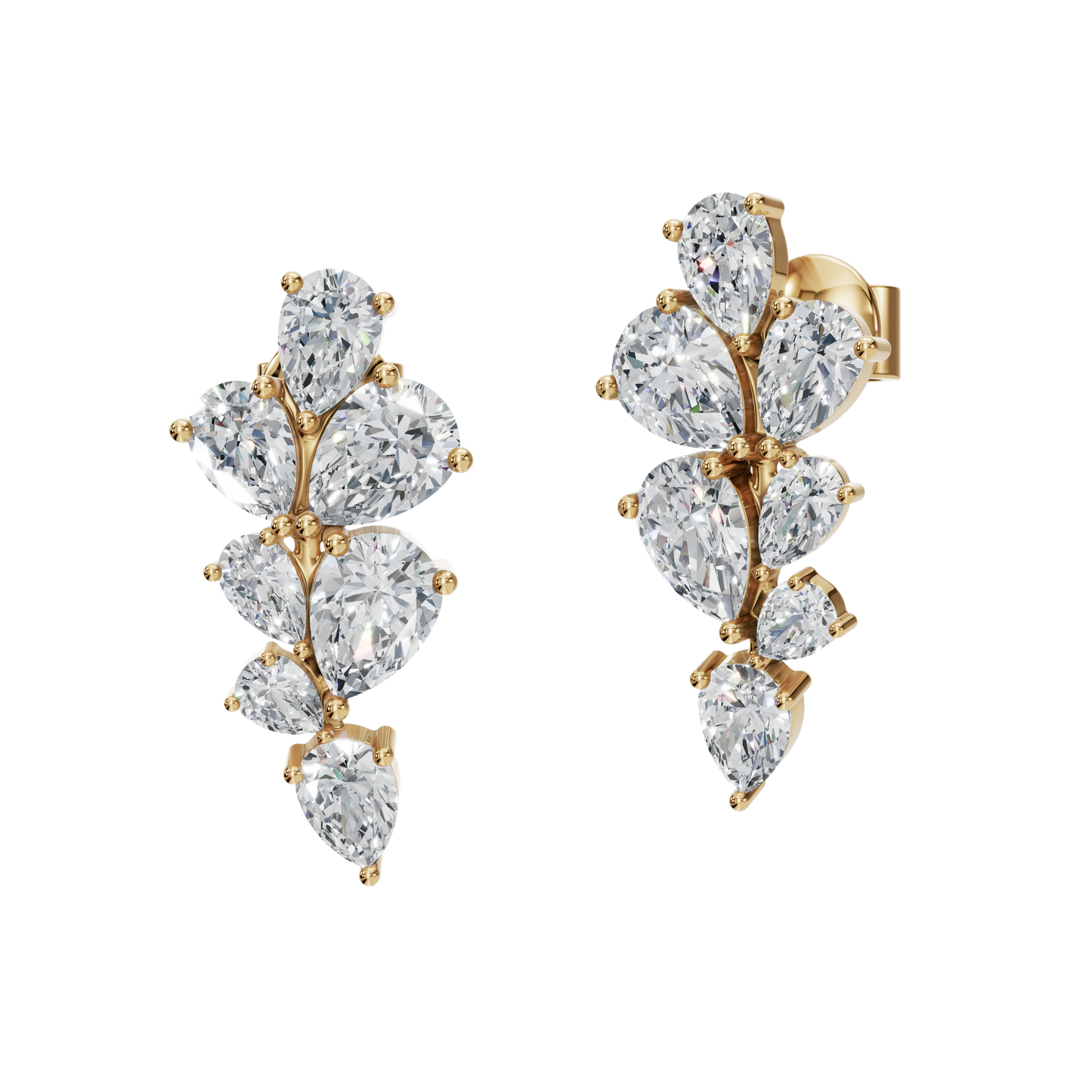 PEAR FANCY EARRING - M&D Signature Jewels