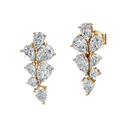 PEAR FANCY EARRING - M&D Signature Jewels