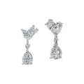 ROUND PEAR DROP EARRING