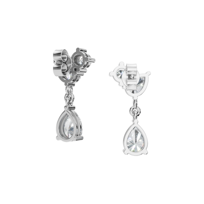 ROUND PEAR DROP EARRING - M&D Signature Jewels