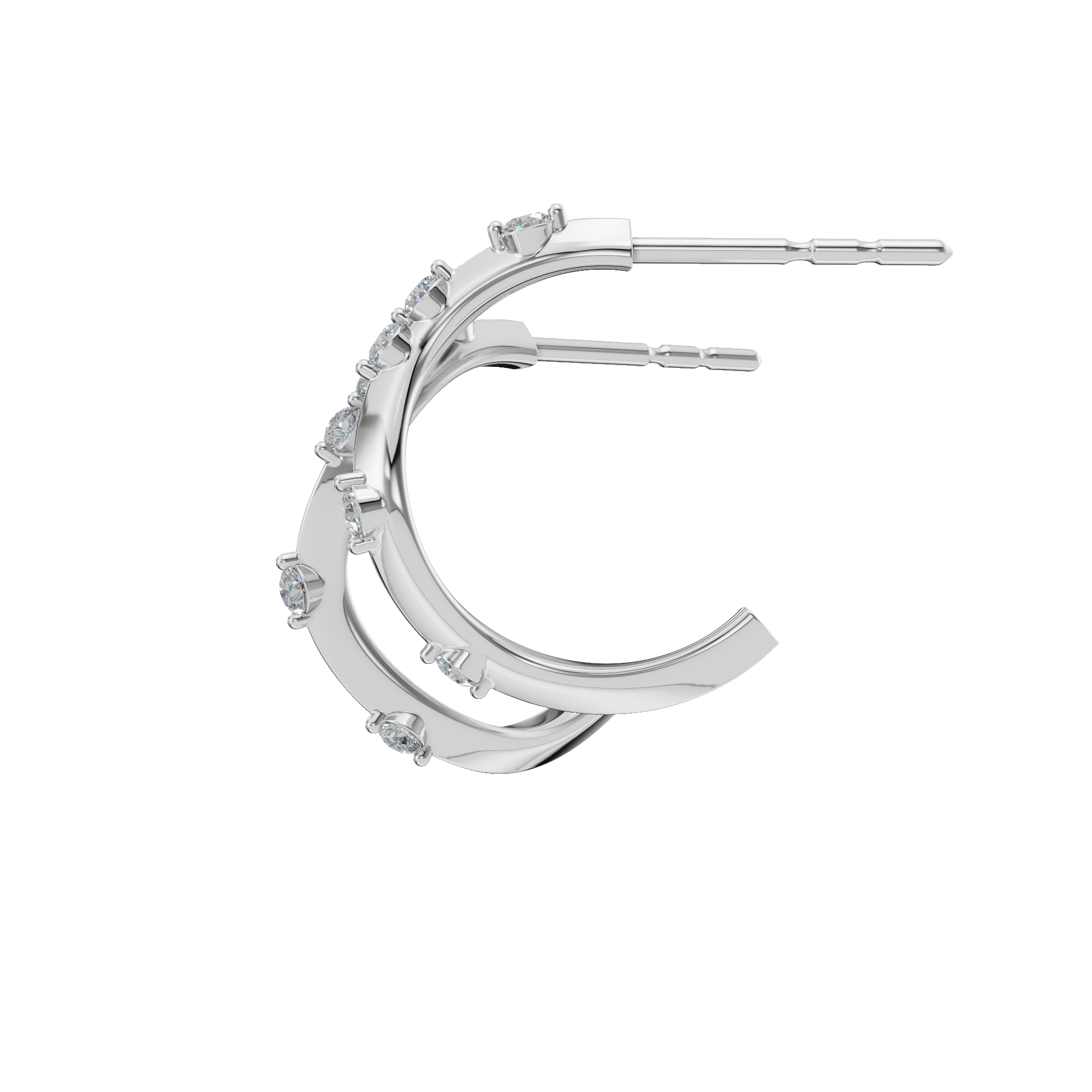 ROUND FANCY EARRING