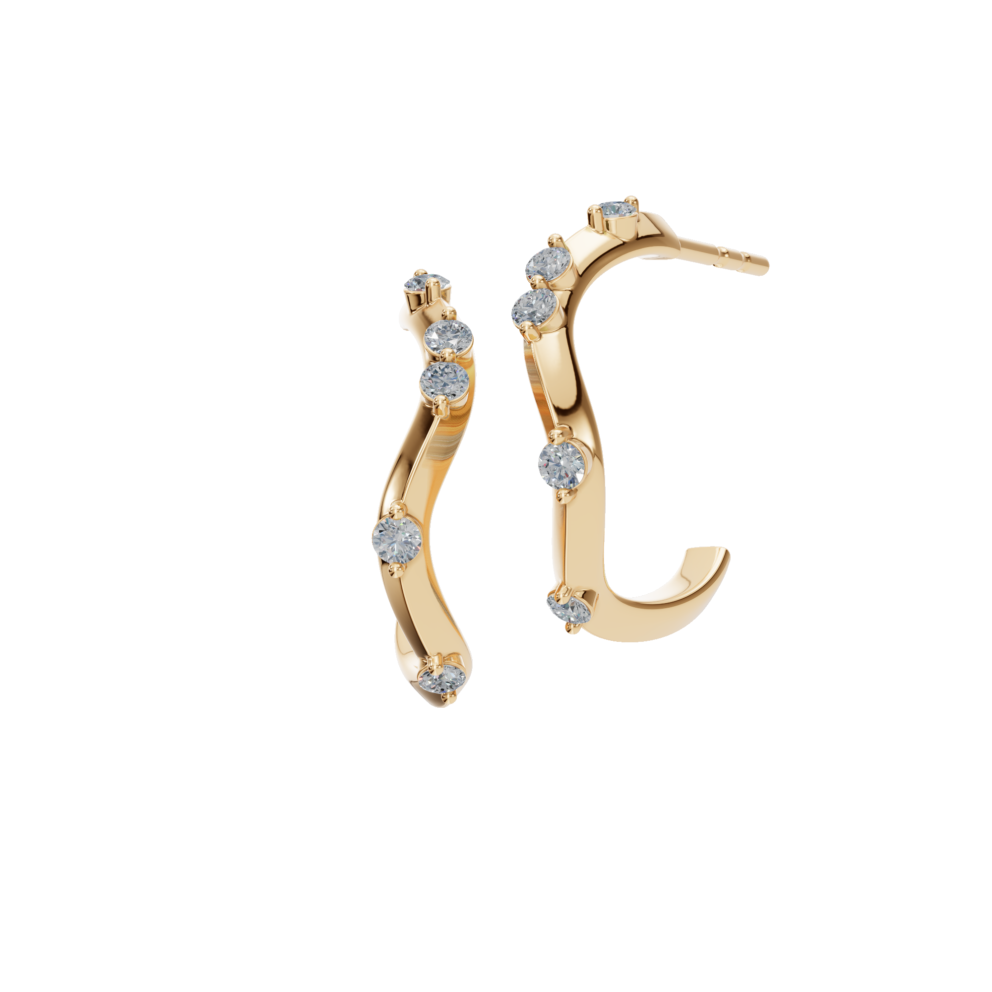 ROUND FANCY EARRING