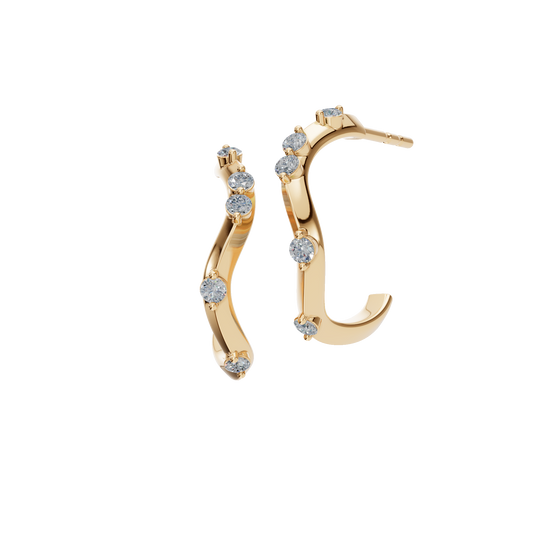 ROUND FANCY EARRING - M&D Signature Jewels
