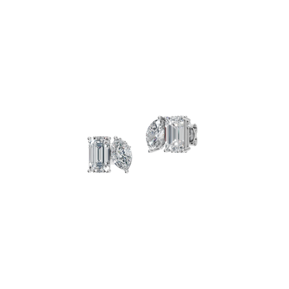 MARQUISE-EMERALD EARRING - M&D Signature Jewels