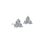 ROUND 3 STONE EARRING