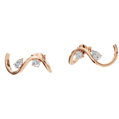 ROUND PEAR EARRING - M&D Signature Jewels