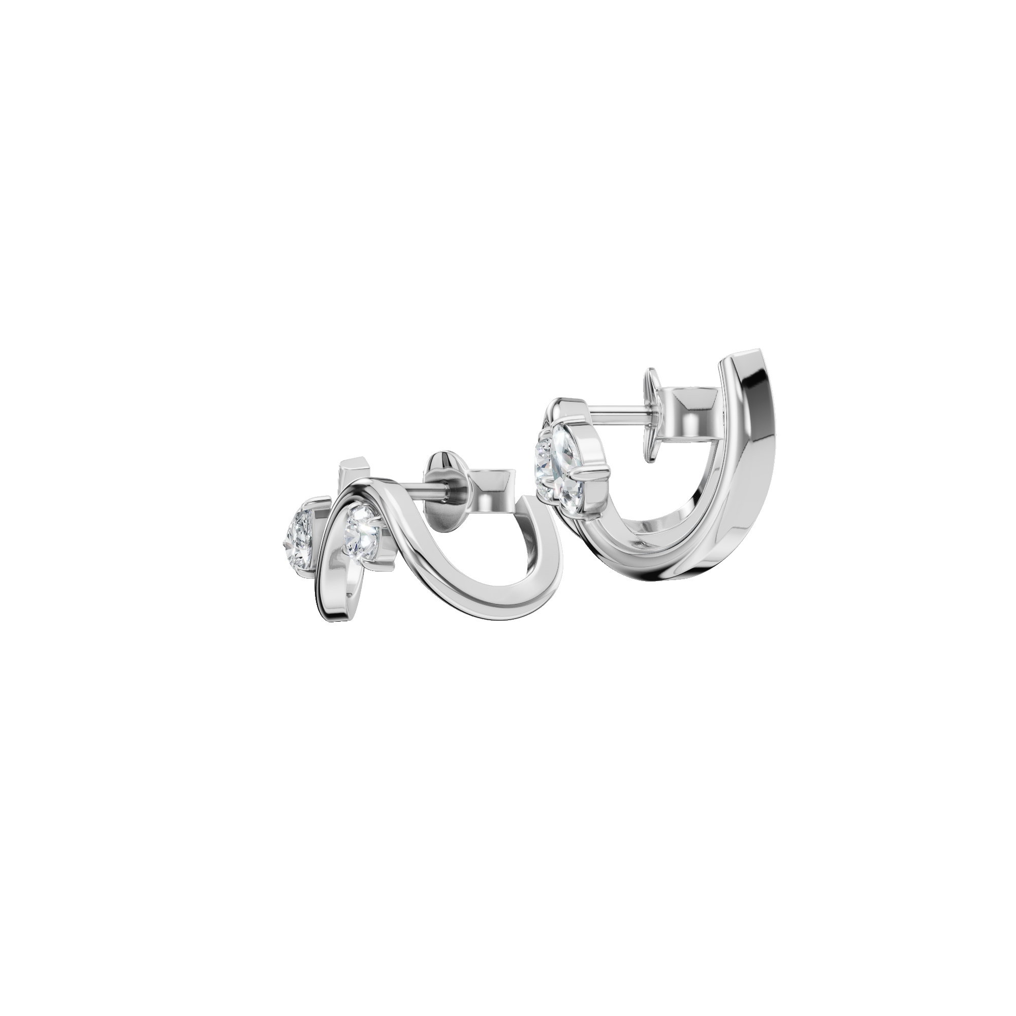 ROUND PEAR EARRING