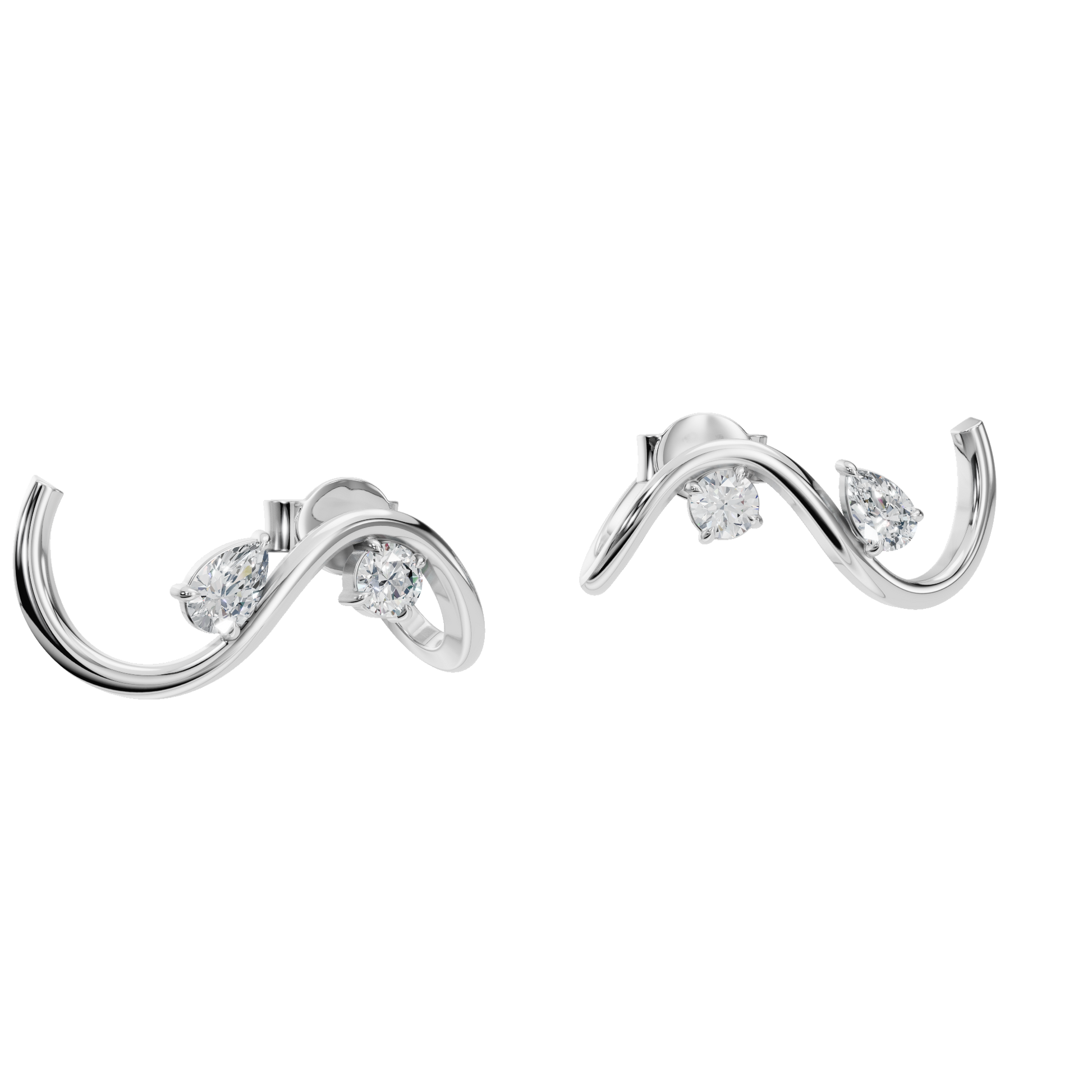 ROUND PEAR EARRING - M&D Signature Jewels